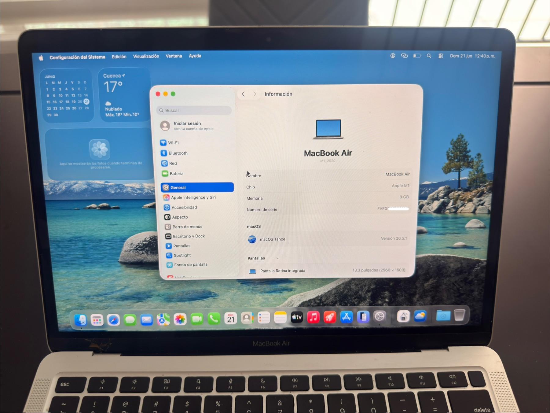 MacBook Air M1 2020 13.3" 256GB Silver